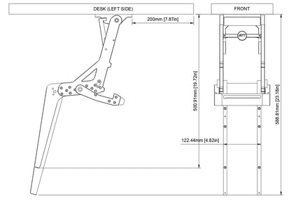 BlackWidow Stowaway Mount for STECS/Warthog/Orion