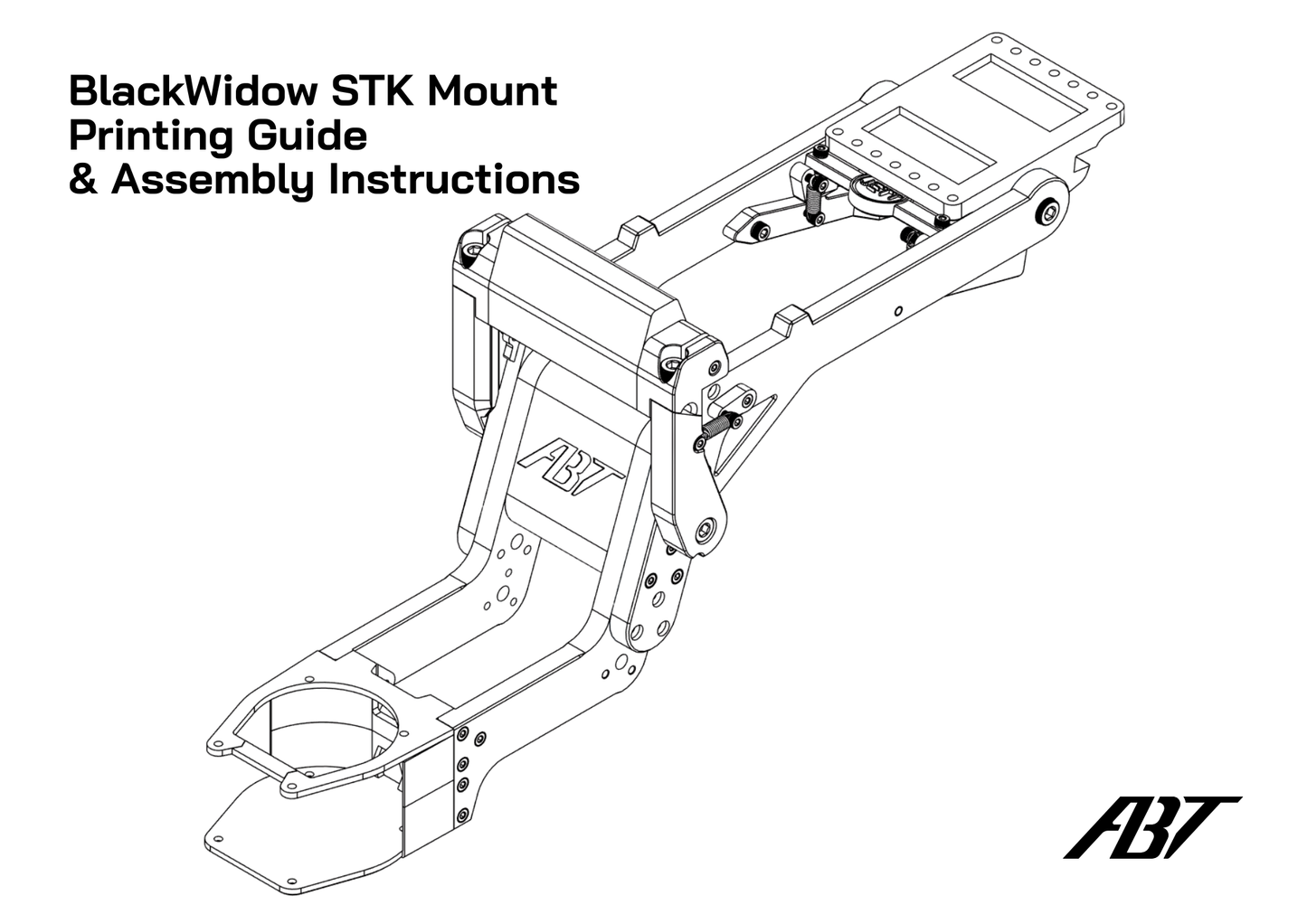BlackWidow STK Stowaway Mount — Print Files & Instructions