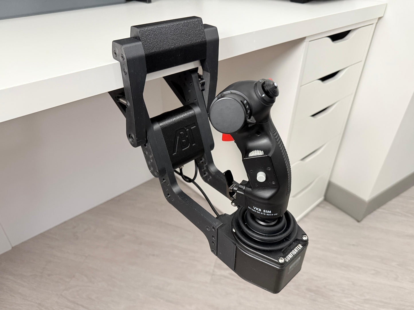 BlackWidow Stowaway Stick Mount for VKB-Gunfighter